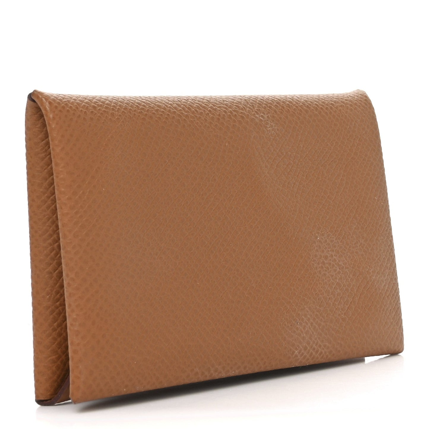 Hermes Epsom Calvi Card Case Gold
