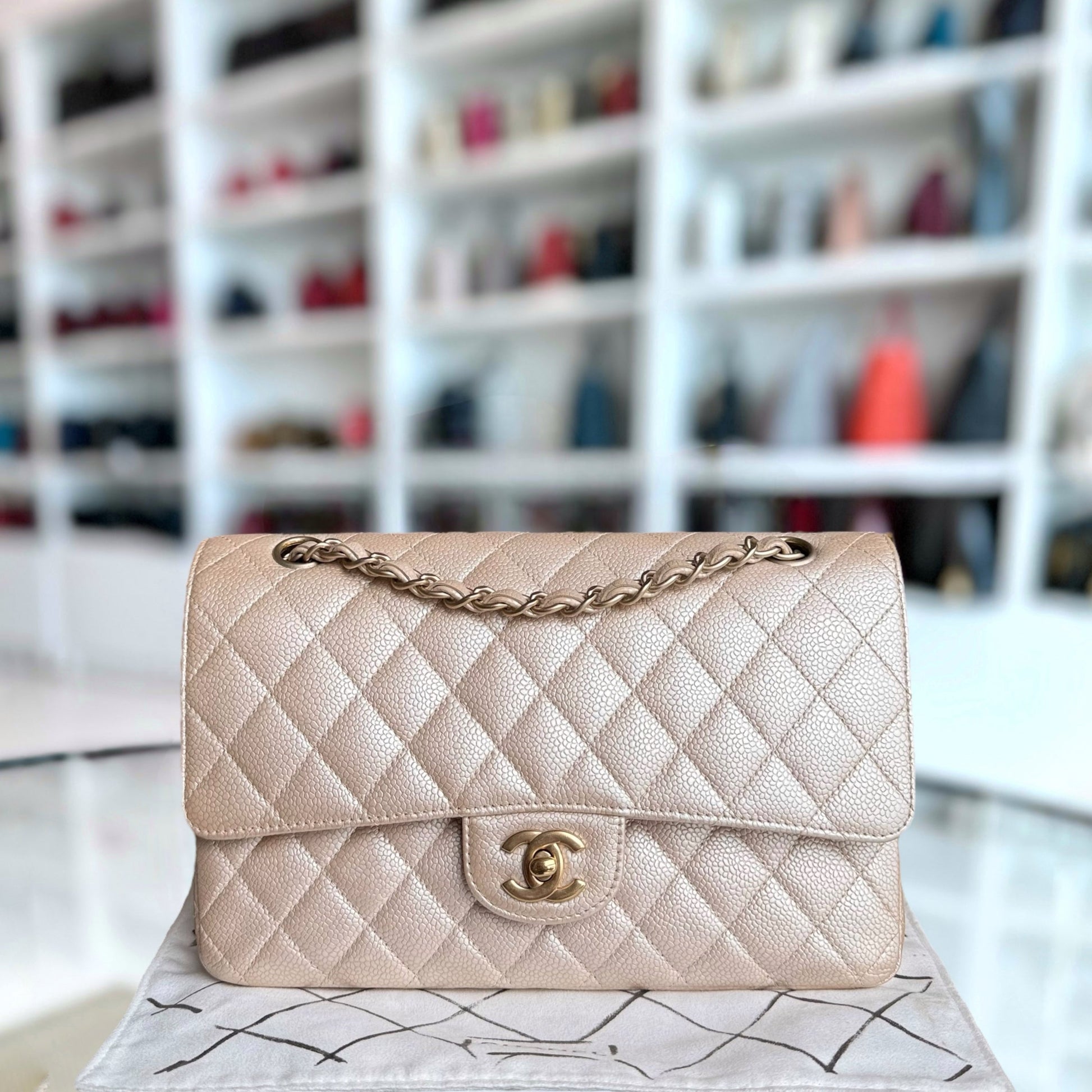 Chanel Classic Flap Medium Shoulder Bag - EworeBags