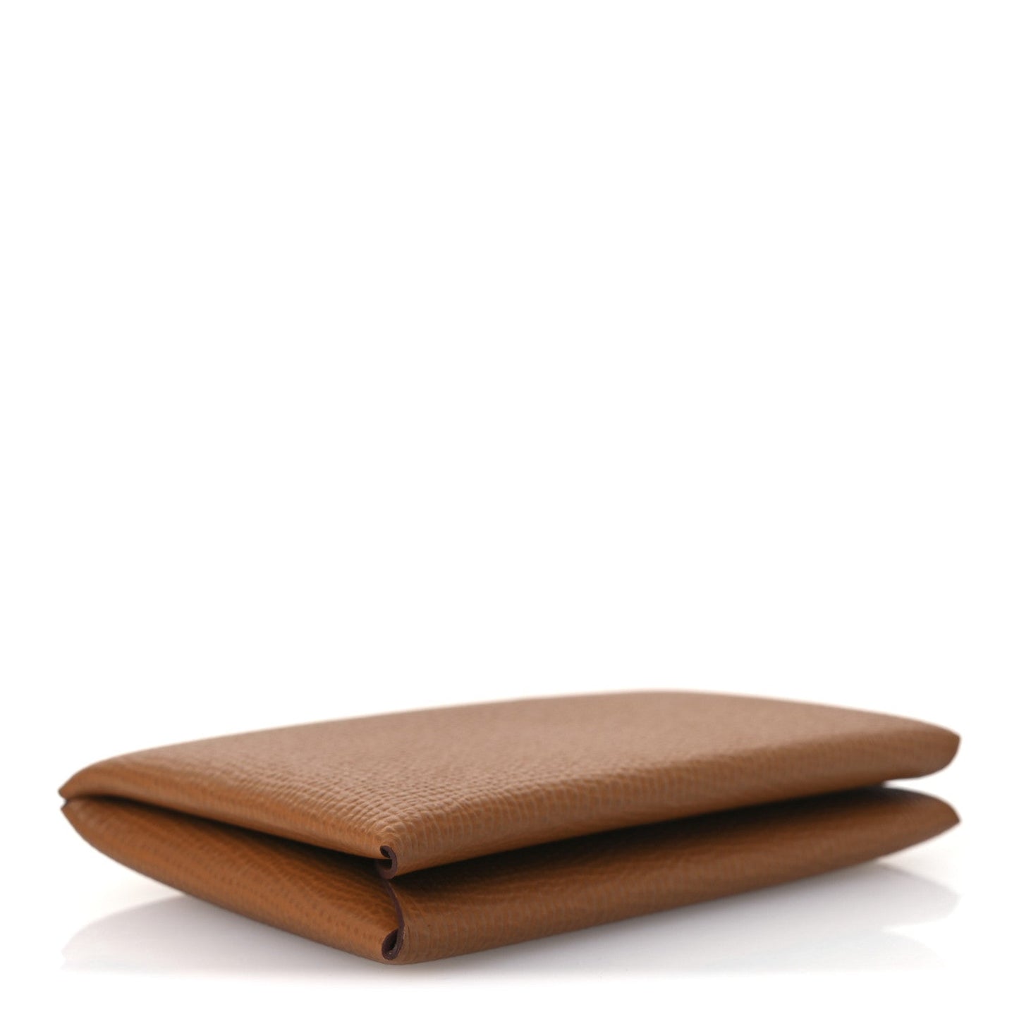 Hermes Epsom Calvi Card Case Gold