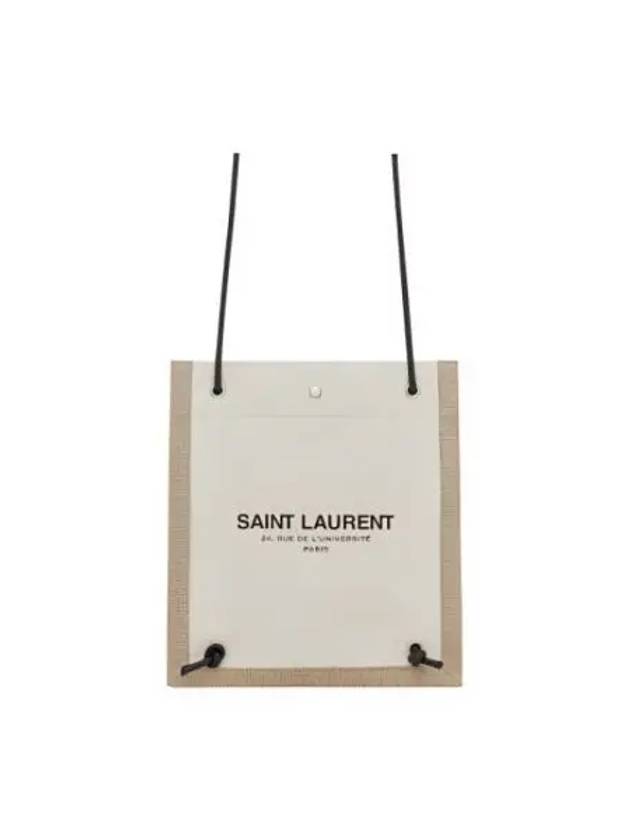 Luxury Saint Laurent Trending 2025 Universal Flat Cross Bag Ecru