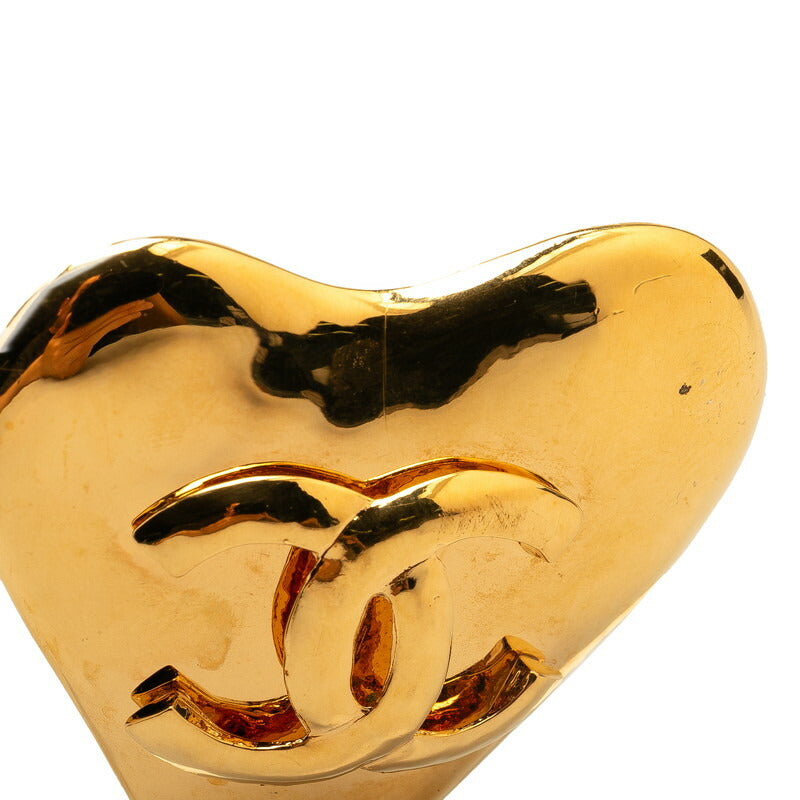 Chanel Coco Mark Heart Motif Brooch Classic Flap Tote