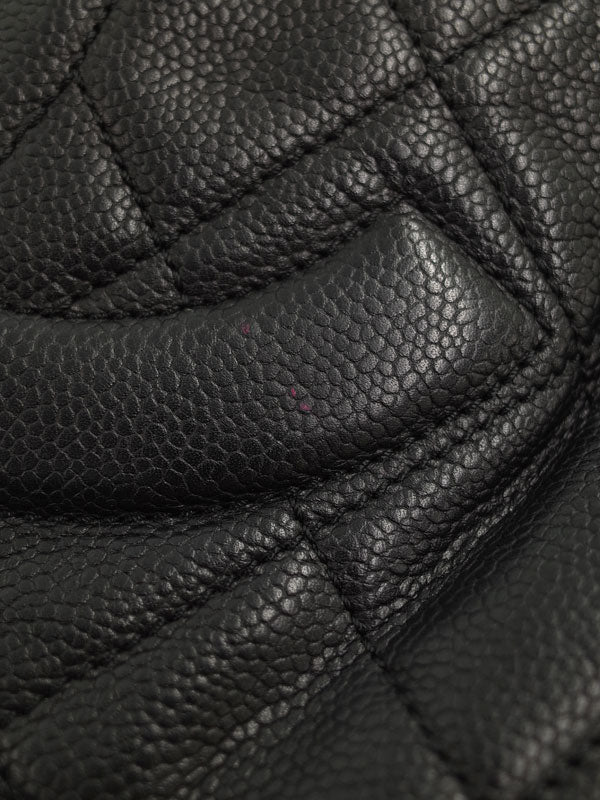 Chanel Matelasse Chain Semi-Shoulder Bag Black