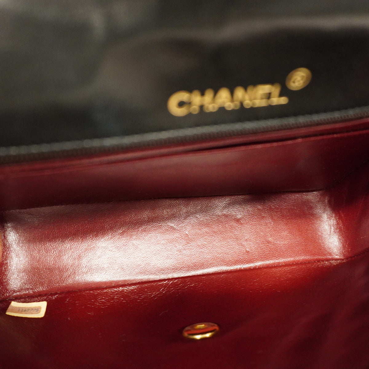 Chanel Shoulder Bag Matelasse Single Chain Lambskin Black