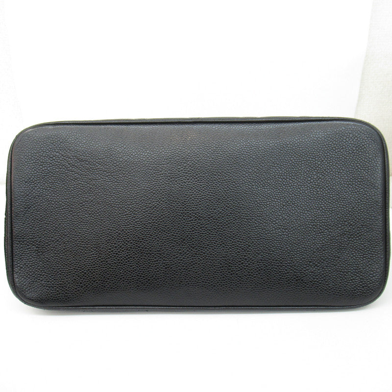 Chanel Reissue Tote Silver Metal Fittings Caviar Skin Black