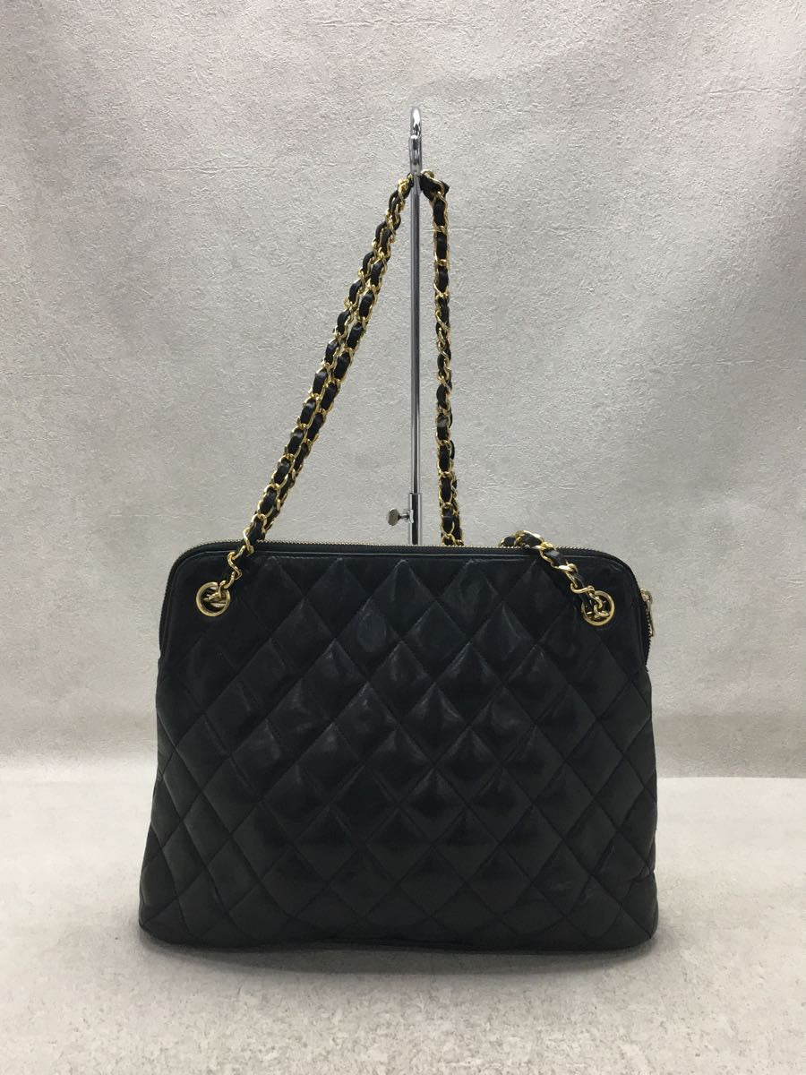 Chanel Shoulder Bag Chain Shoulder Leather Black