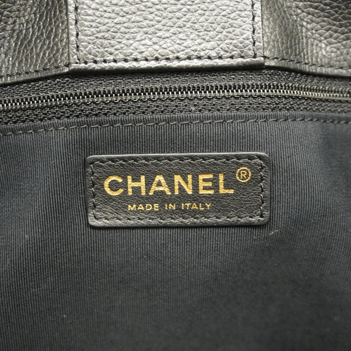 Chanel 2way Bag Executive Tote Caviar Skin Black