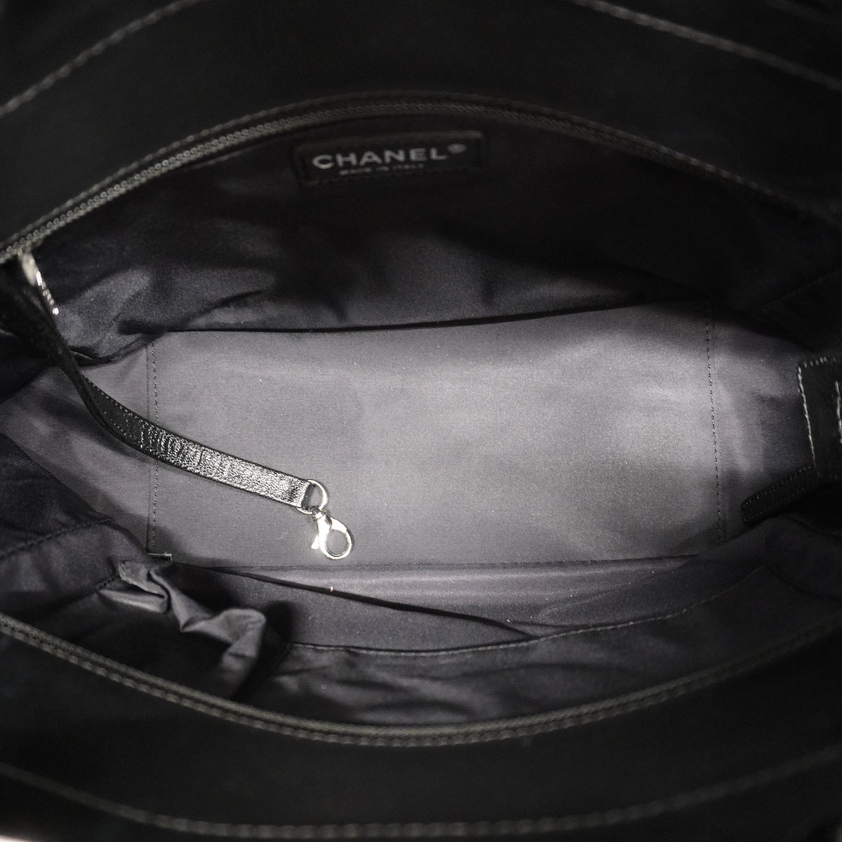 Chanel Tote Bag Paris Biarritz Leather Black