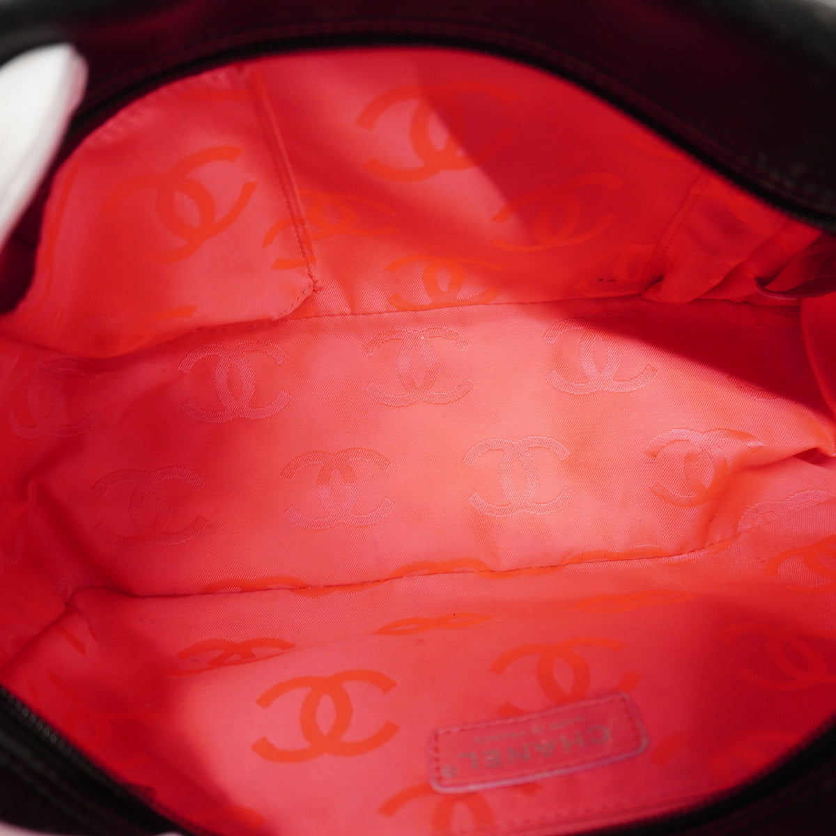 Chanel Handbag Cambon Line Leather Black