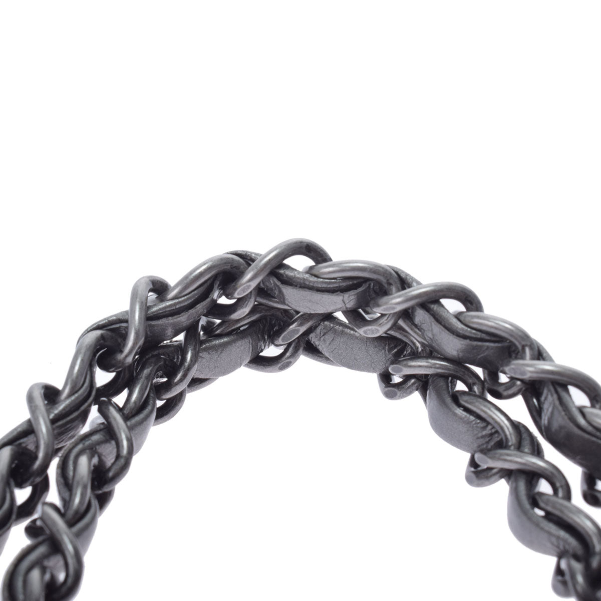 Chanel Chain Me Gray/Vintage Silver Hardware Aged Calfskin Tote Bag