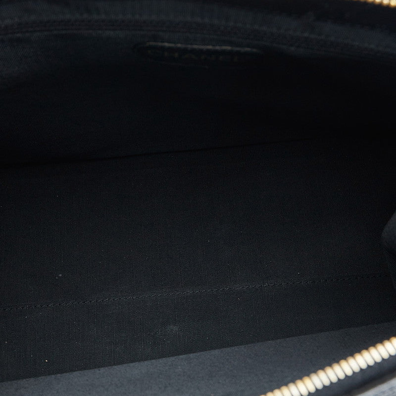 Chanel Coco Mark Tote Bag Shoulder Bag Black