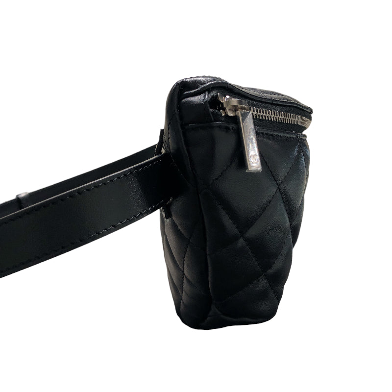 Chanel Matelasse Waist Bag Black