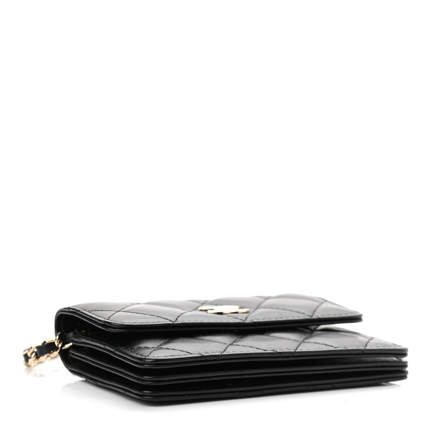 Chanel Caviar CC Shoulder Bag Black