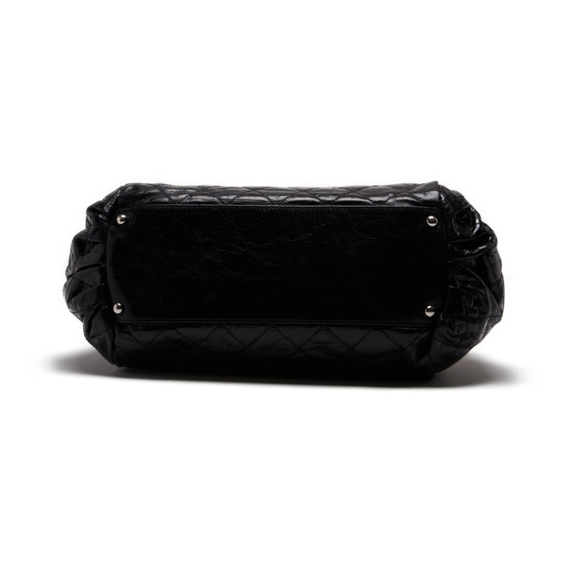 Chanel Portobello 2way Bag Handbag Calf Black