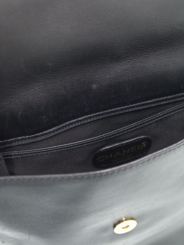 Chanel Coco Mark Shoulder Bag Black