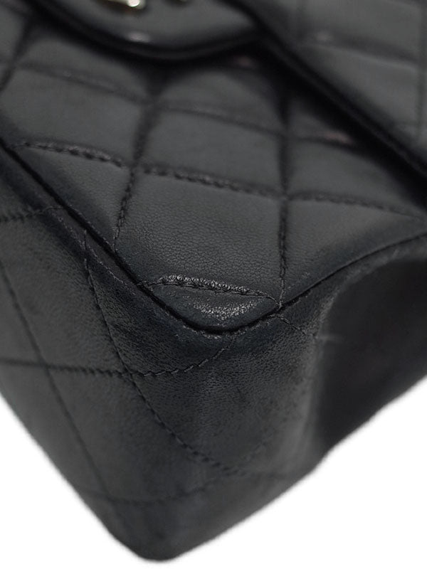 Chanel Mini Matelasse Chain Shoulder Bag Black