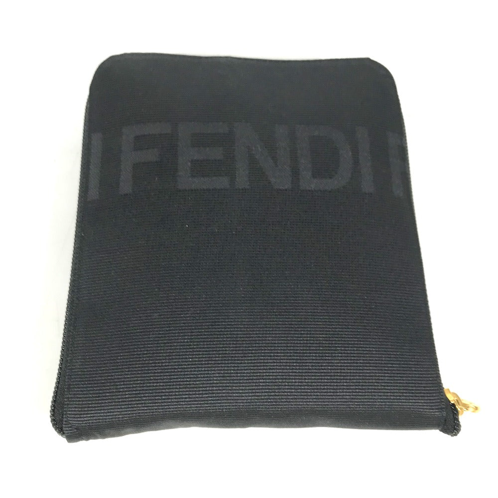 FENDI Tote Bag Nylon black vintage logo Women
