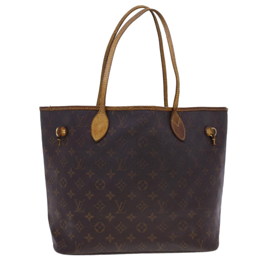 LOUIS VUITTON Monogram Neverfull MM Tote Bag M40156 LV 40011