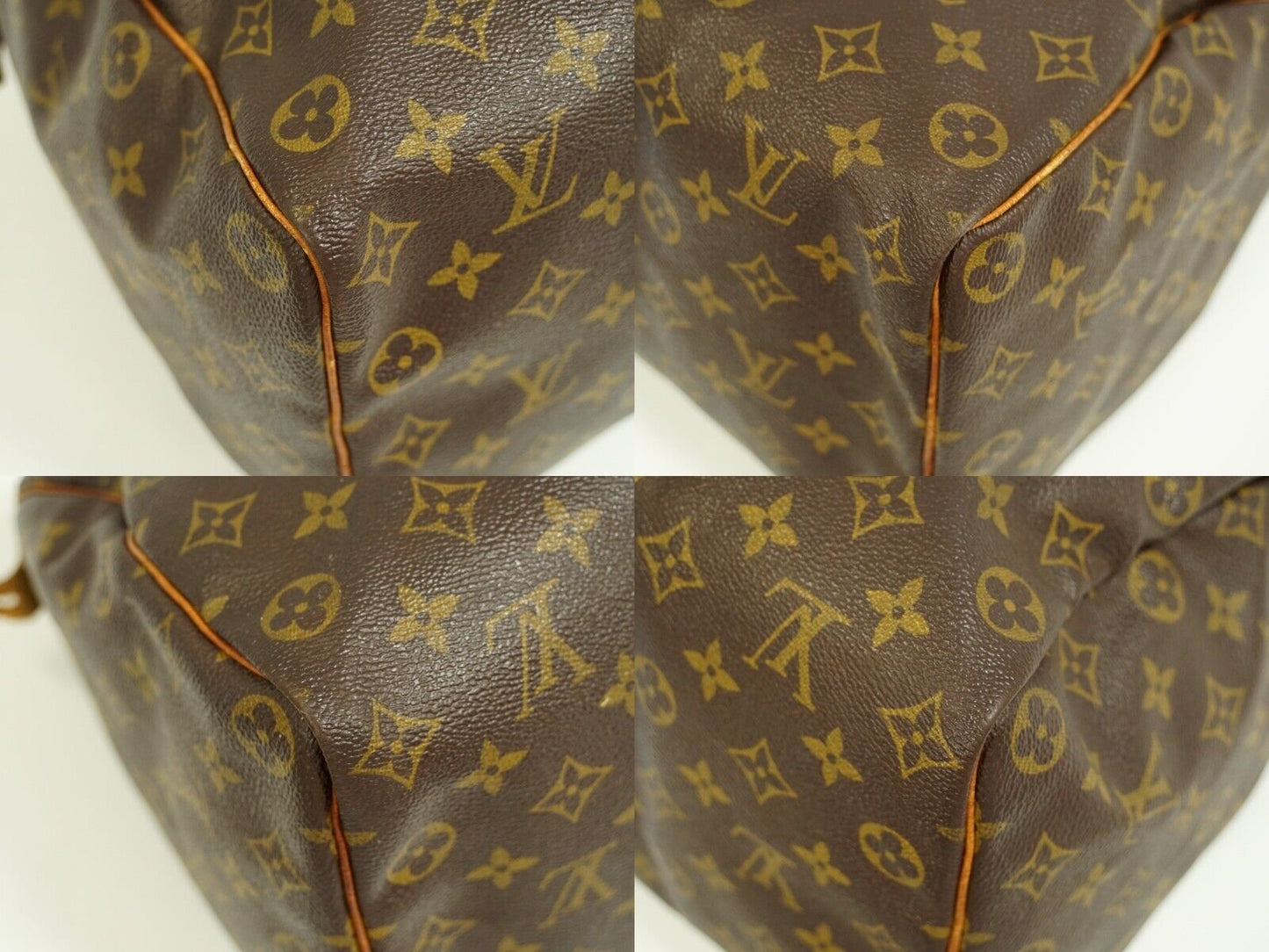 Louis Vuitton Brown Canvas Speedy 35 handbag bag