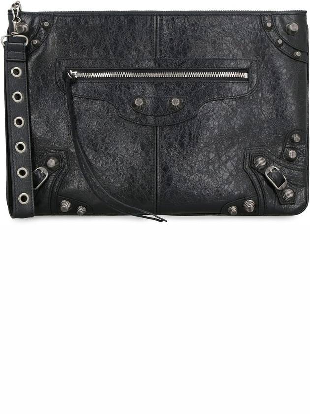 Luxury Balenciaga Trending 2026 Le Cagole Large Clutch Bag Black