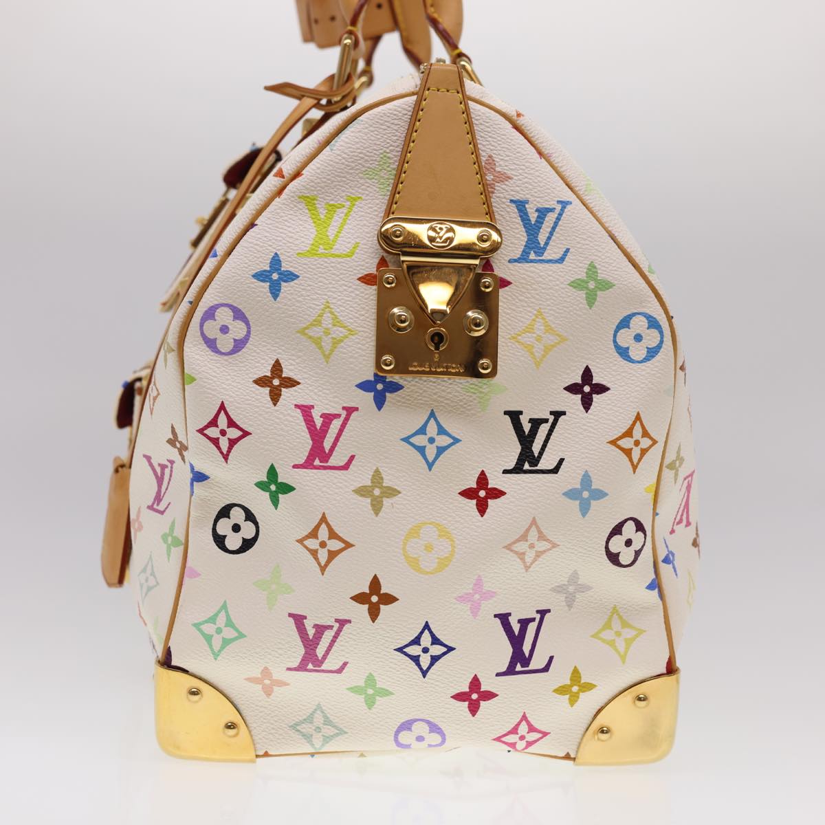 LOUIS VUITTON Monogram Multicolor Keepall 45 Boston Bag M92641 LV 40082A