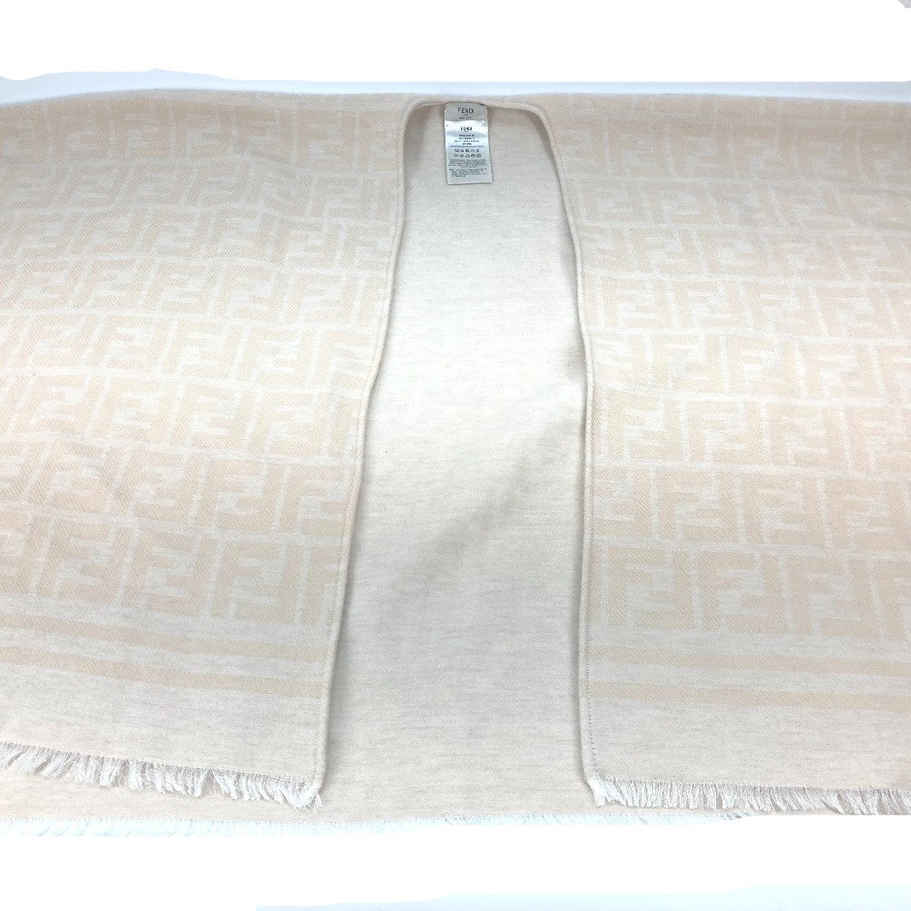 FENDI poncho FXX713 Wool, Silk beige Outerwear, Haori, Apparel Zucca Women TU