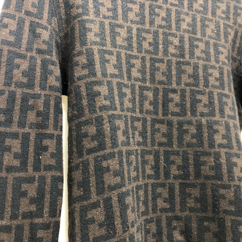 FENDI sweater cotton Brown Zucca 42