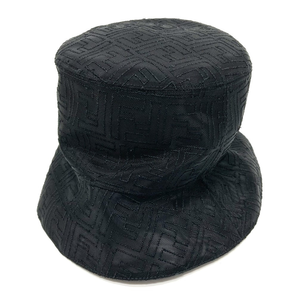 FENDI hat FXQ801 Nylon black FF Zucca Pattern mesh unisex(Unisex) L