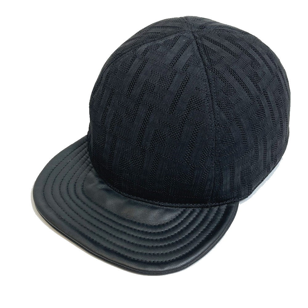 FENDI cap FZQ770 polyamide black Zucca