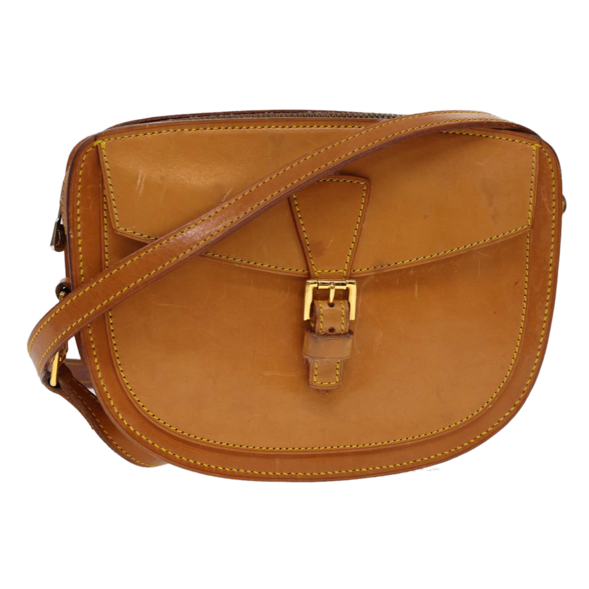 LOUIS VUITTON Nomad Leather Jeune Fille MM Shoulder Bag SPO Brown LV 40148