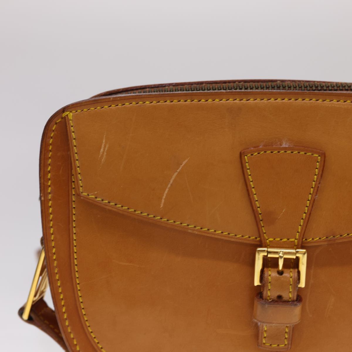 LOUIS VUITTON Nomad Leather Jeune Fille MM Shoulder Bag SPO Brown LV 40148