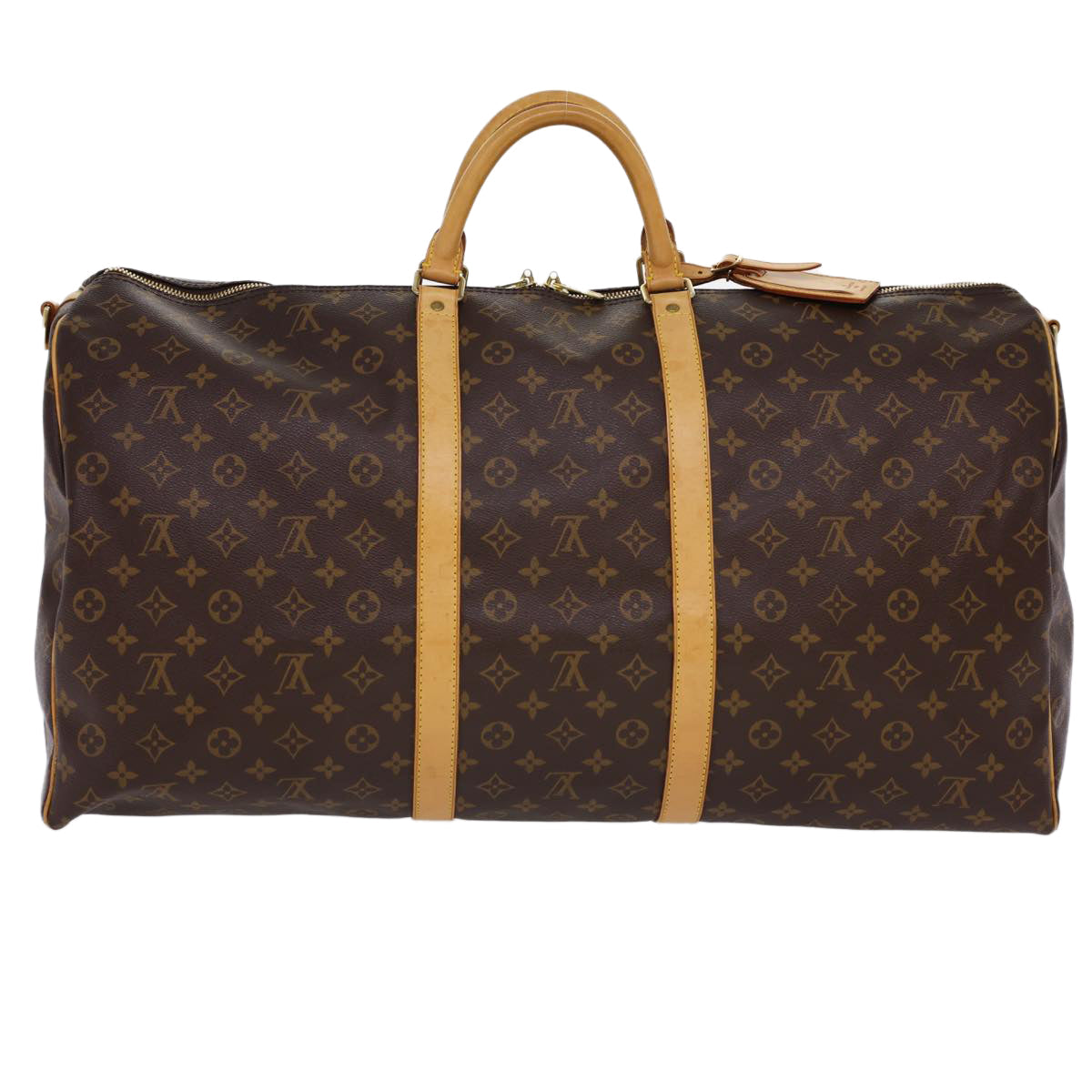 LOUIS VUITTON Monogram Keepall Bandouliere 60 Boston Bag M41412 LV 40187