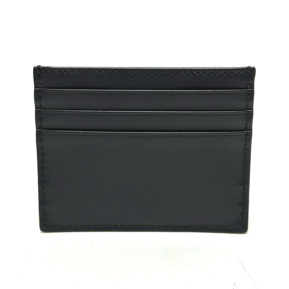 FENDI Card Case 7M0164 leather black logo mens