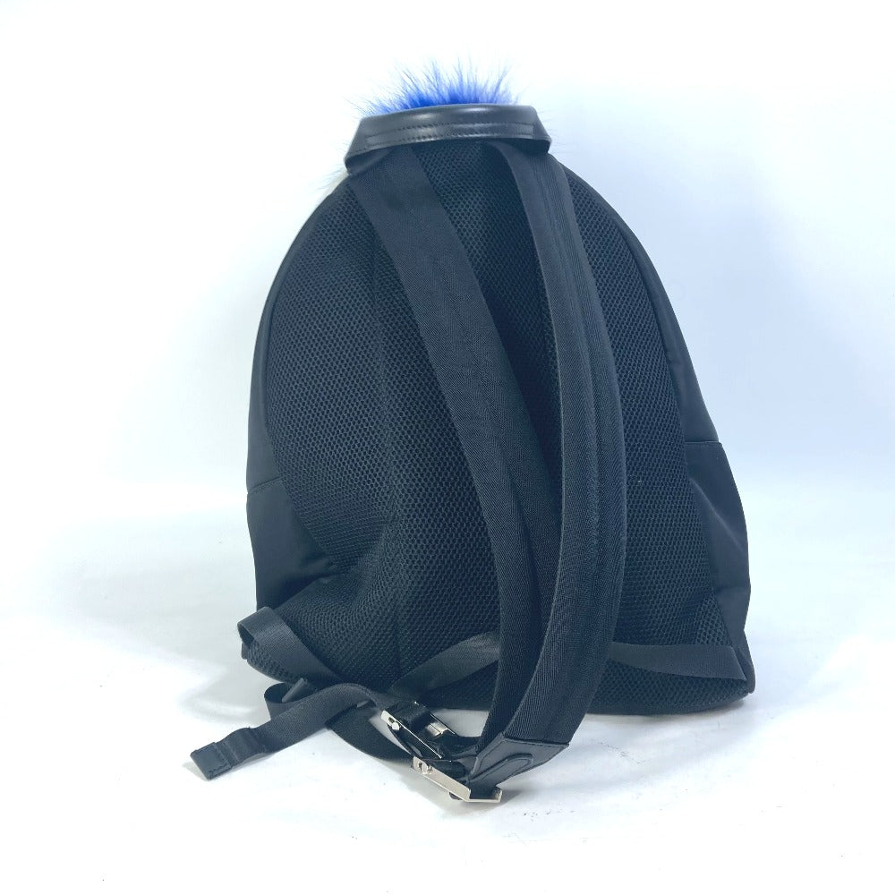 FENDI Backpack 7VZ016 Nylon black backpack bag Karl Lagerfeld Women