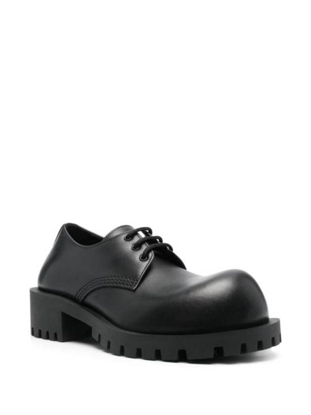 Luxury Balenciaga Trending 2026 Hummer Leather Derby Black