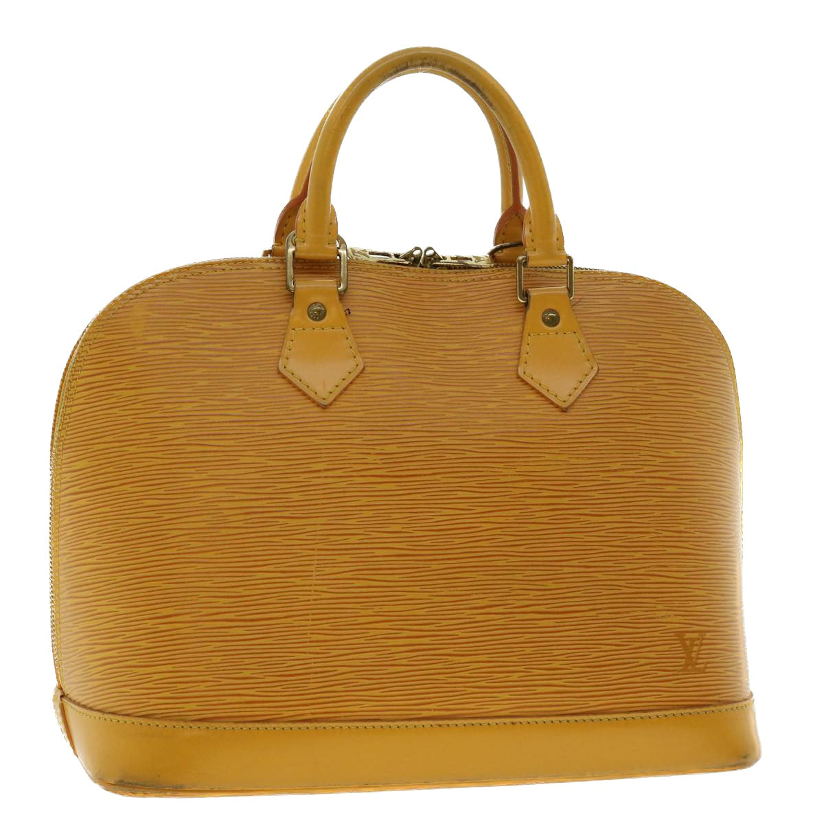 LOUIS VUITTON Epi Alma Hand Bag Tassili Yellow M52149 LV 40263