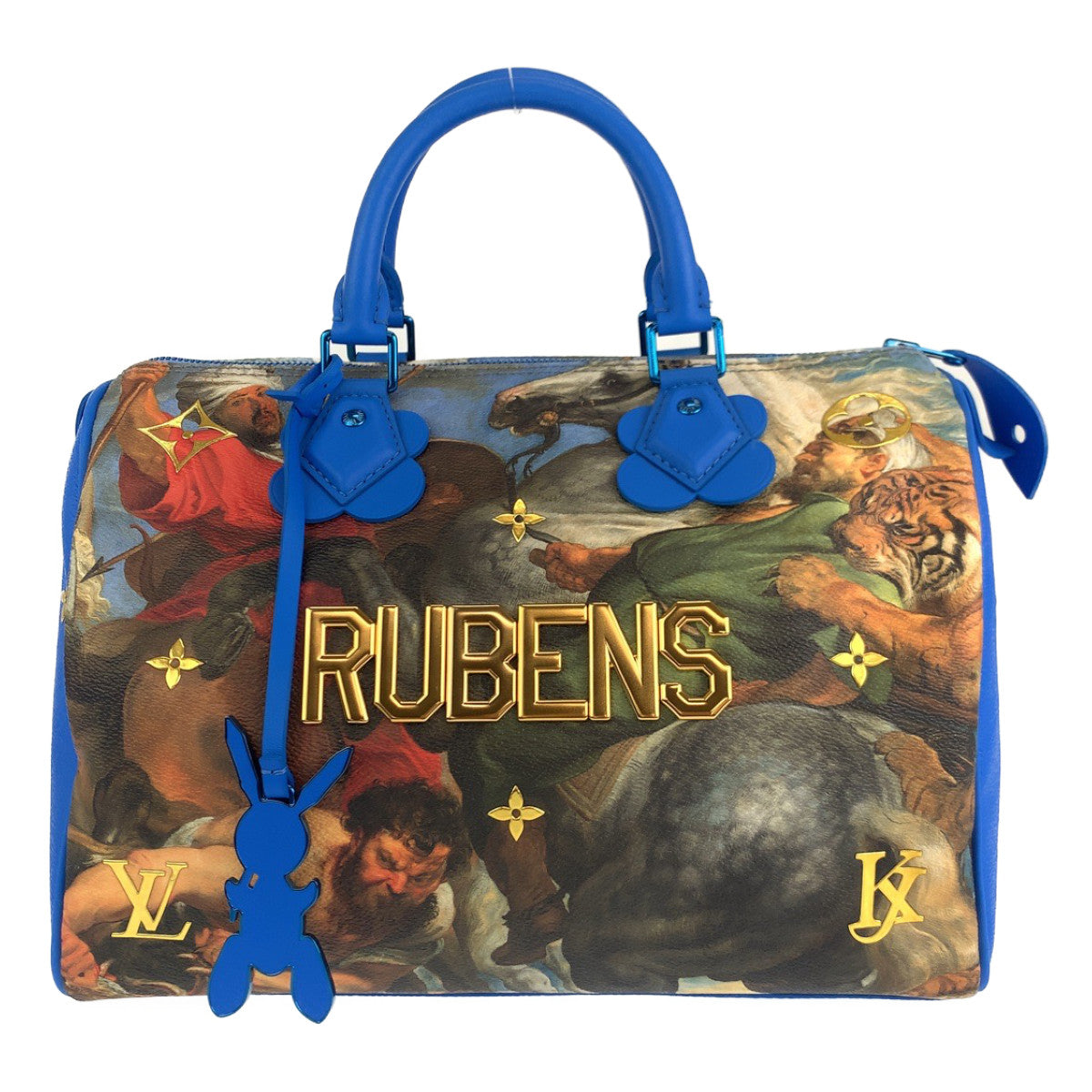 LOUIS VUITTON Mini Boston Duffel bag M43305 PVC multicolor Masters collection Speedy 30 Rubens Jeff Koons