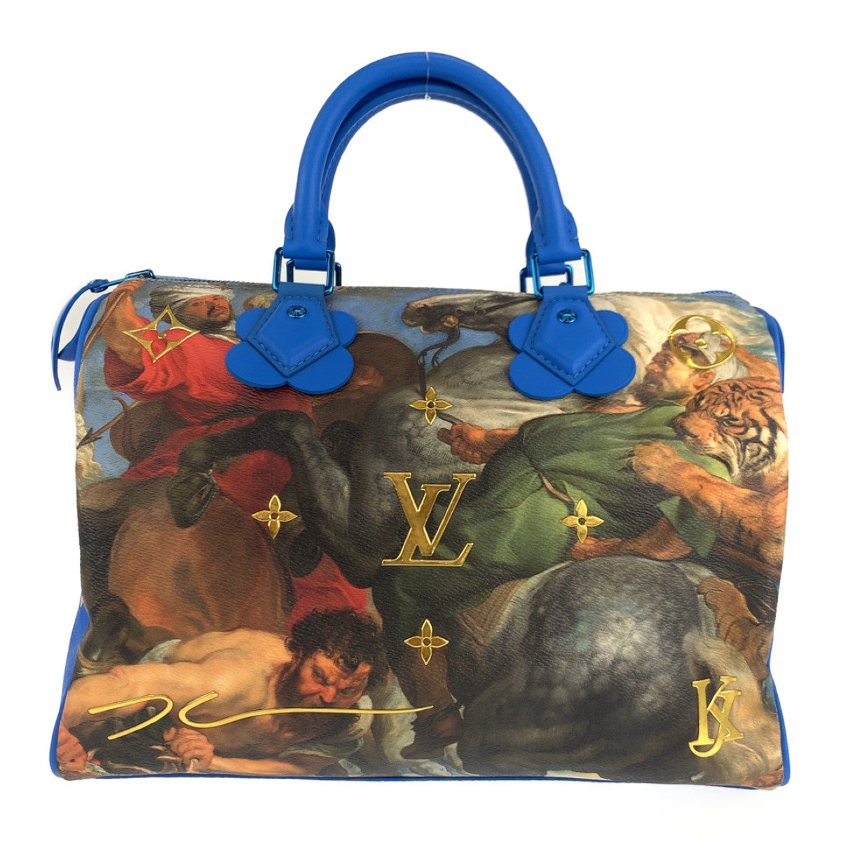 LOUIS VUITTON Mini Boston Duffel bag M43305 PVC multicolor Masters collection Speedy 30 Rubens Jeff Koons