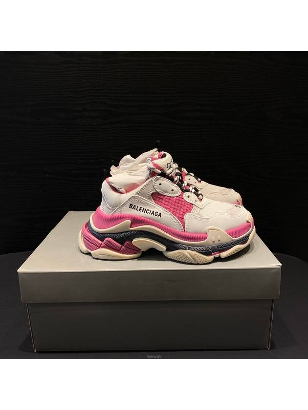 Luxury Balenciaga Trending 2026 WoMen's Triple S Low Top Sneakers Pink