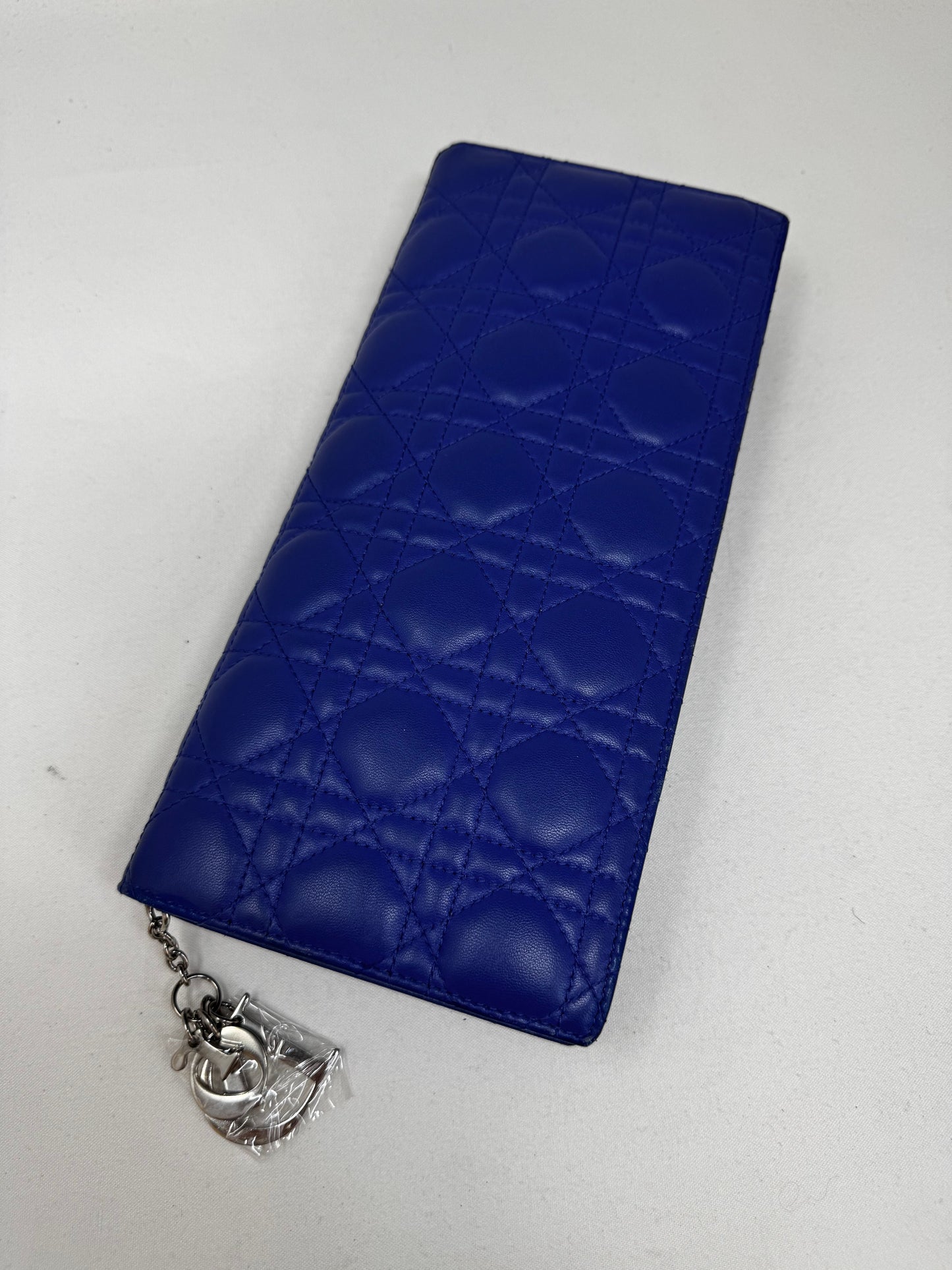 Christian Dior  Cannage Chain Shoulder Bag | Blue BJ1-07