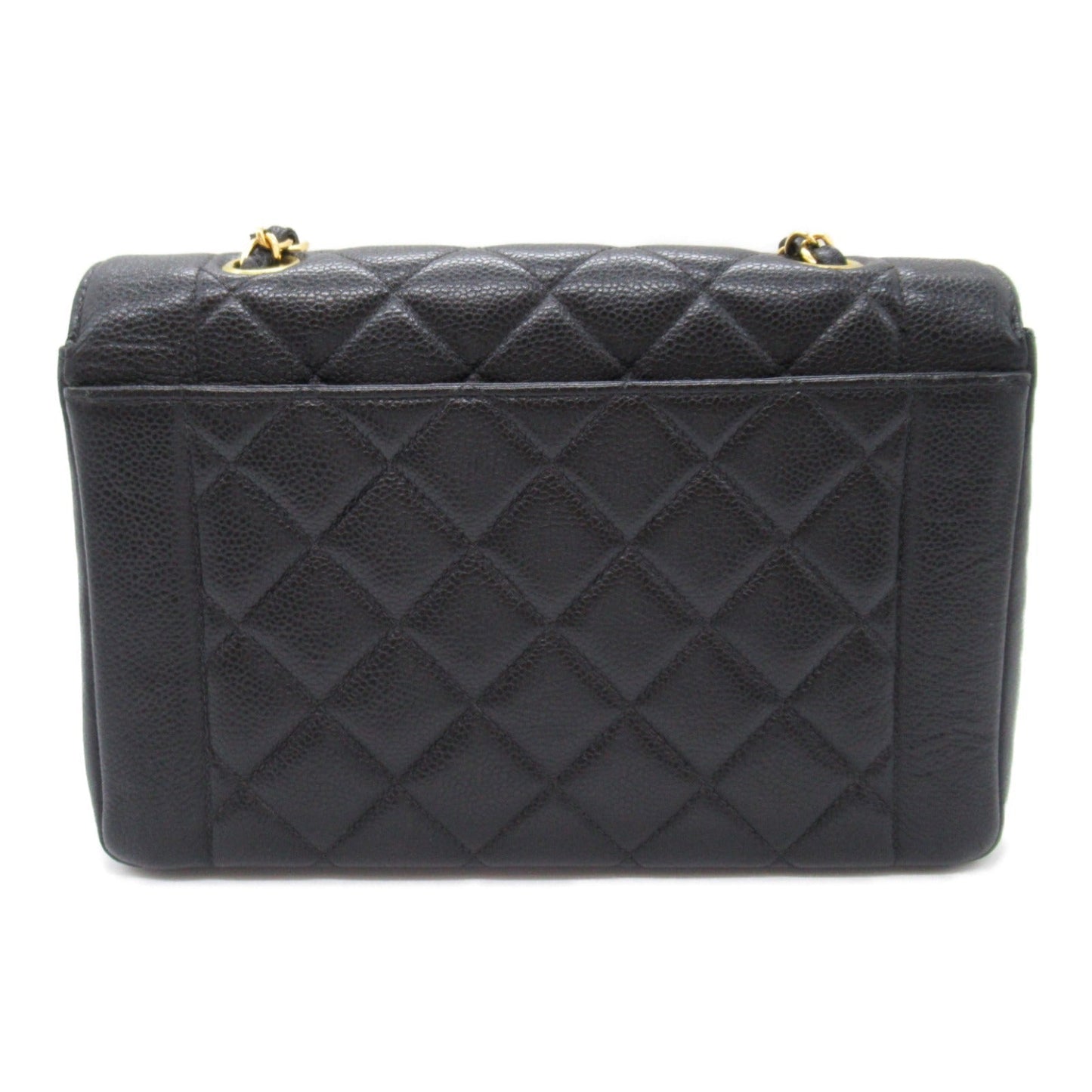 Chanel Chanel Matrasse Diana Chain Shoulder Bag Shoulder Bag Caviar S (Green )  Black