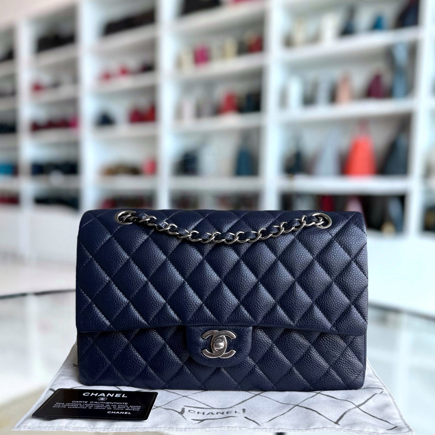 Chanel Classic Flap Medium Shoulder Bag - EworeBags