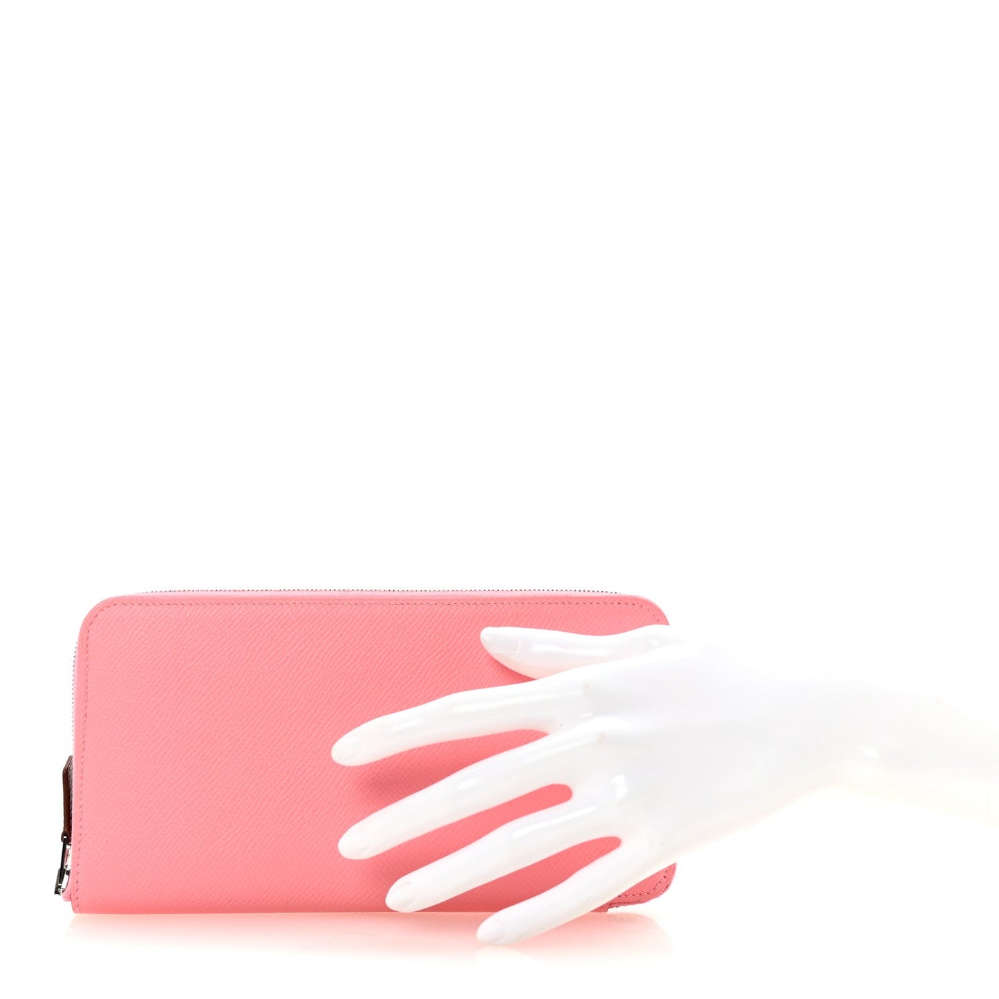 Hermes Epsom Silk'In Wallet Rose Confetti