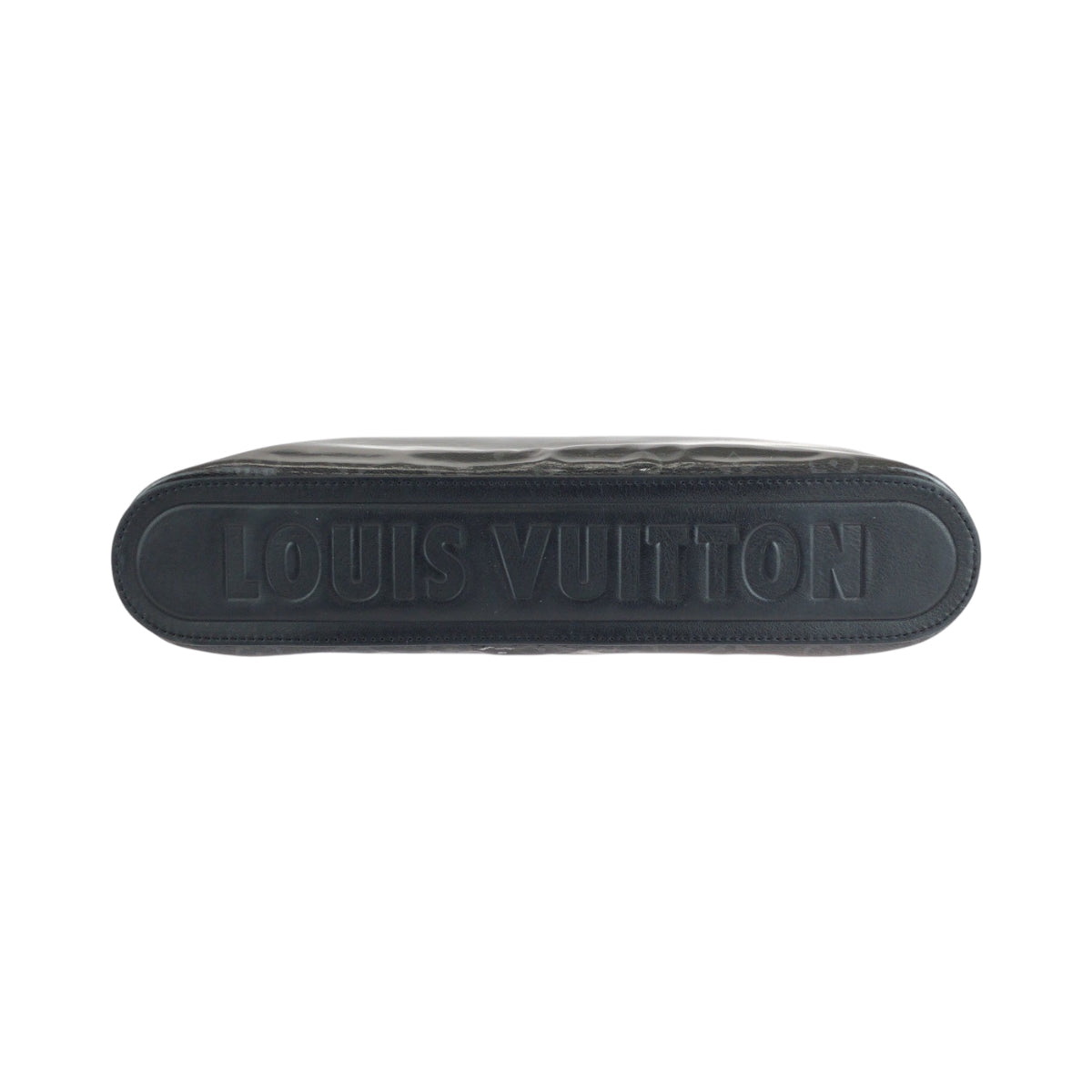 LOUIS VUITTON Clutch bag M63373 Patent leather Black SilverMetal Clutch bag business bag Monogram Eclipse pochette cosmos mens Used