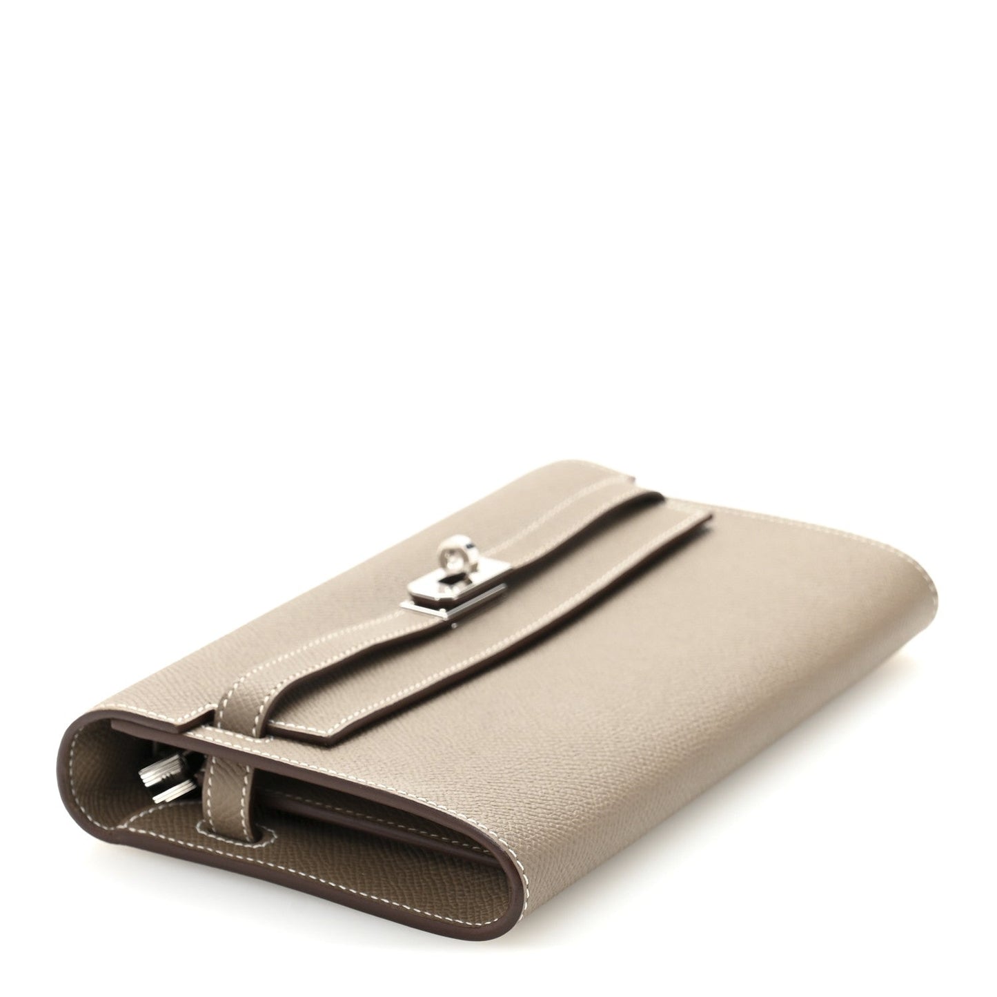 Hermes Epsom Kelly Wallet To Go Etoupe