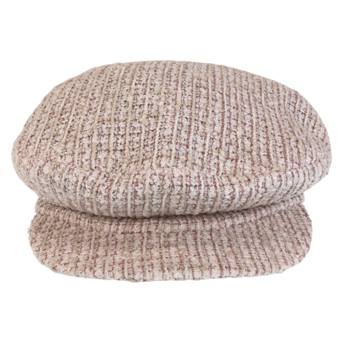 CHANEL Casquette cotton pink COCO Mark M