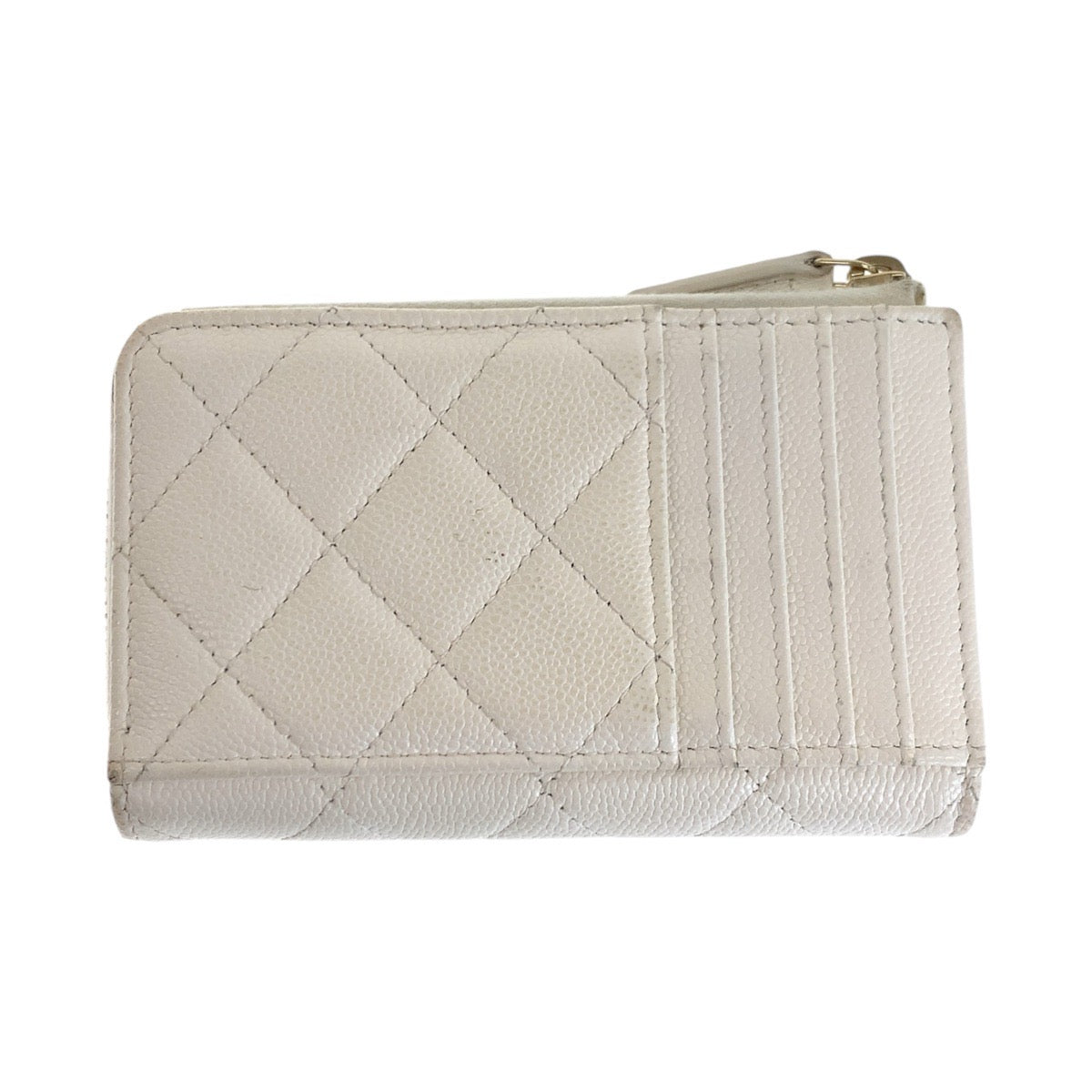 Chanel Coco Mark Matelassé Caviar Fragment Coin Case Handbag
