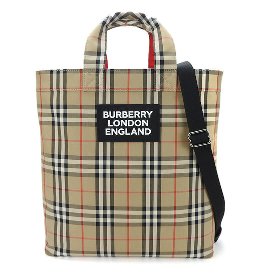 BURBERRY Tote Bag 8017740 Cotton, Polyester beige Women