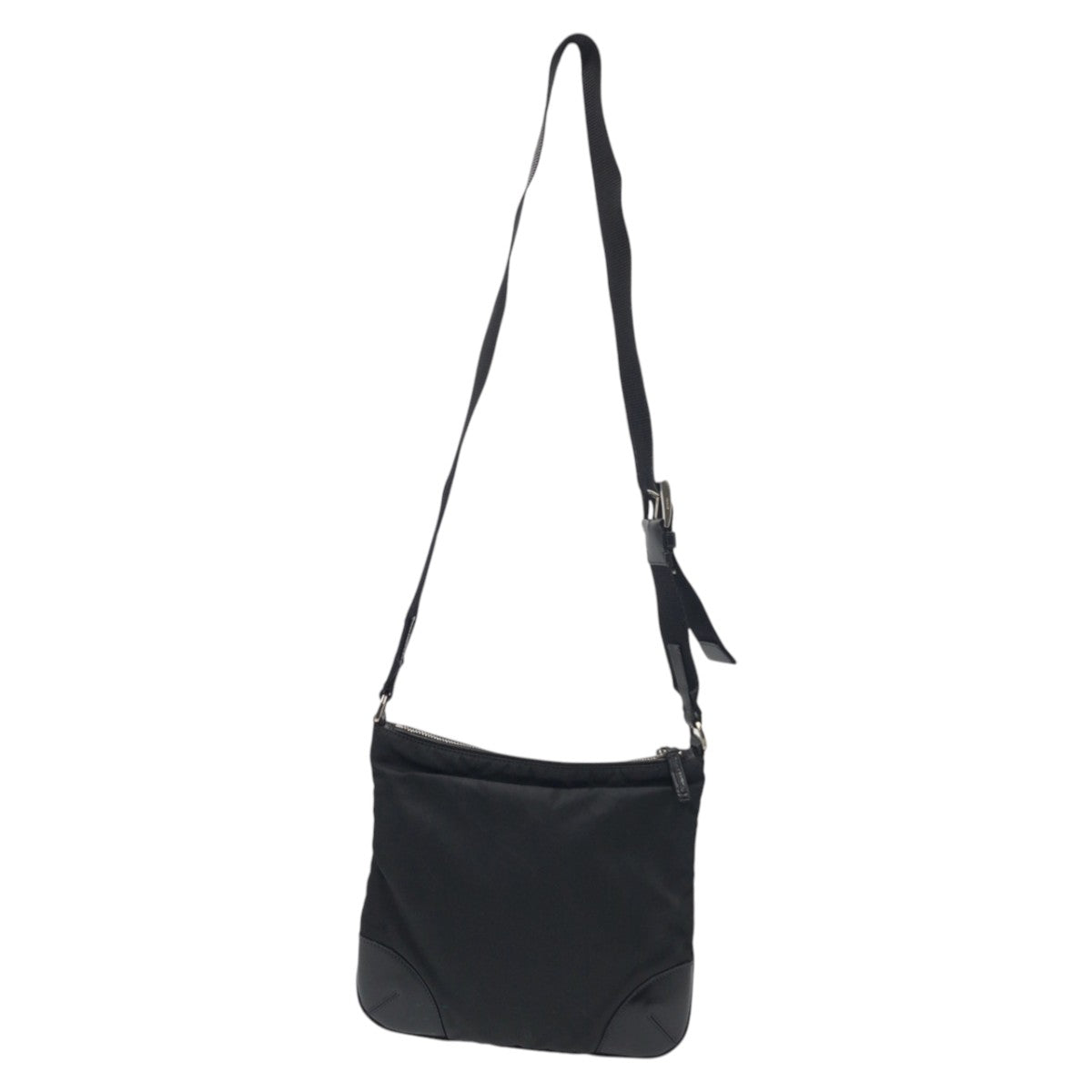 PRADA Shoulder Bag Nylon Black black Shoulder Bag Messenger Bag Unisex Test Triangular logo mens
