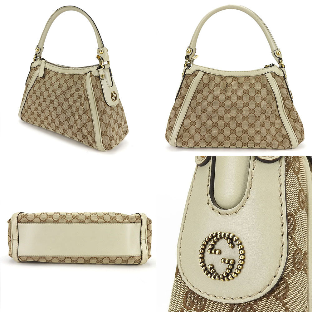 GUCCI Shoulder Bag 282298 GG canvas beige