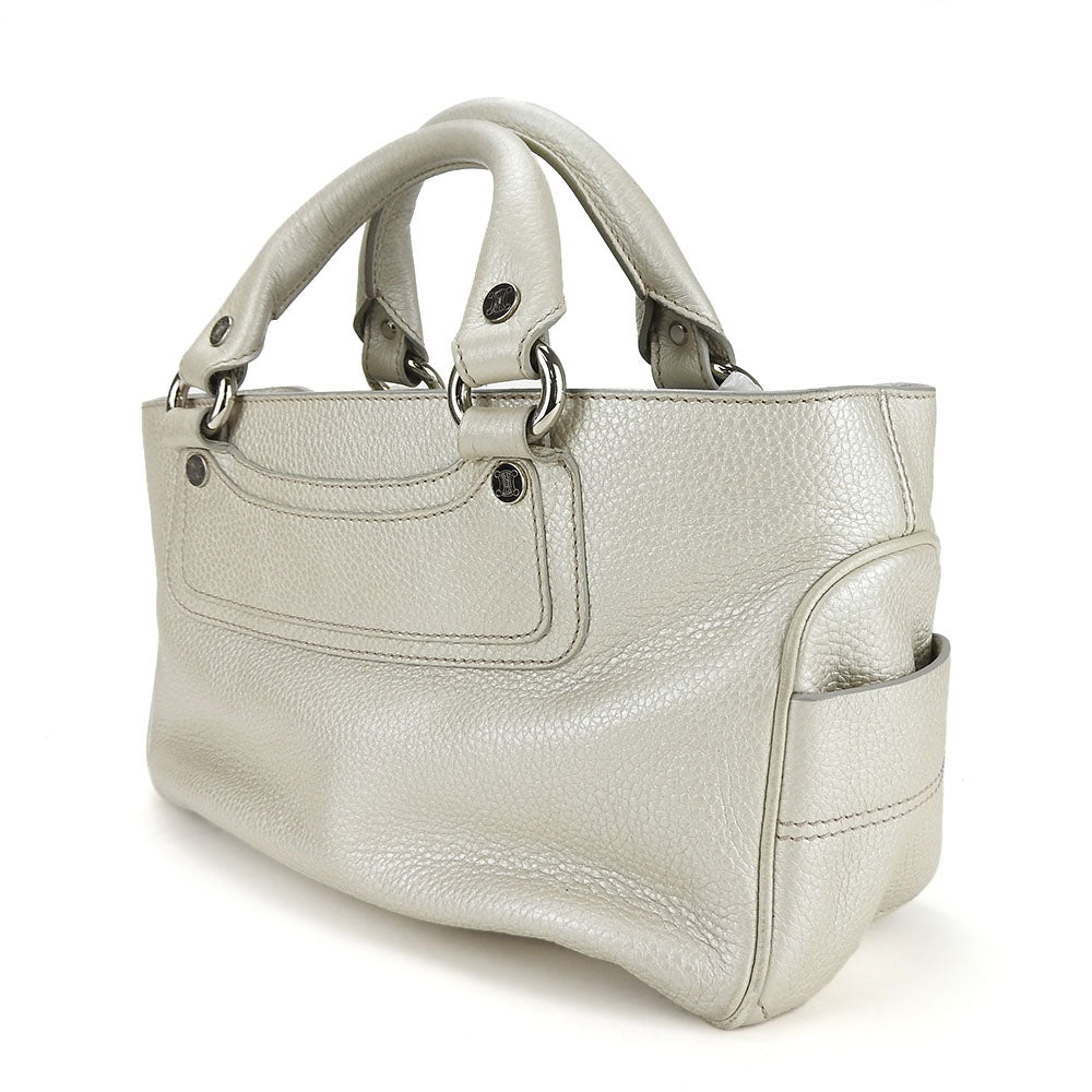 CELINE Handbag 134023NGR leather gold Women